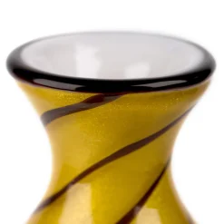 Officine di Murano 1295 Stmatbott Bottiglia nera e gialla