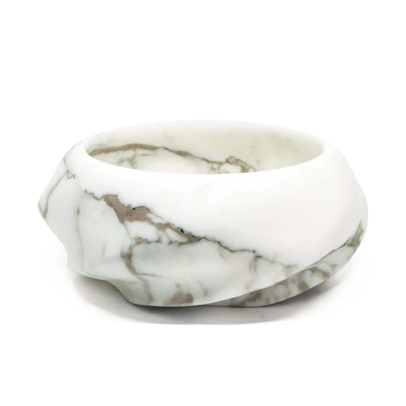 FiammettaV Home Collection Tango Arabescato Marble Vide Poche di Jacopo Simonetti