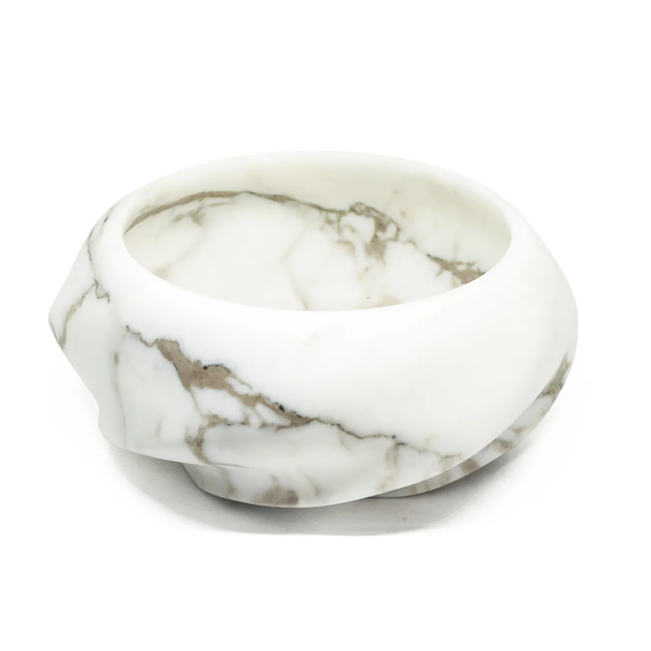 FiammettaV Home Collection Tango Arabescato Marble Vide Poche di Jacopo Simonetti