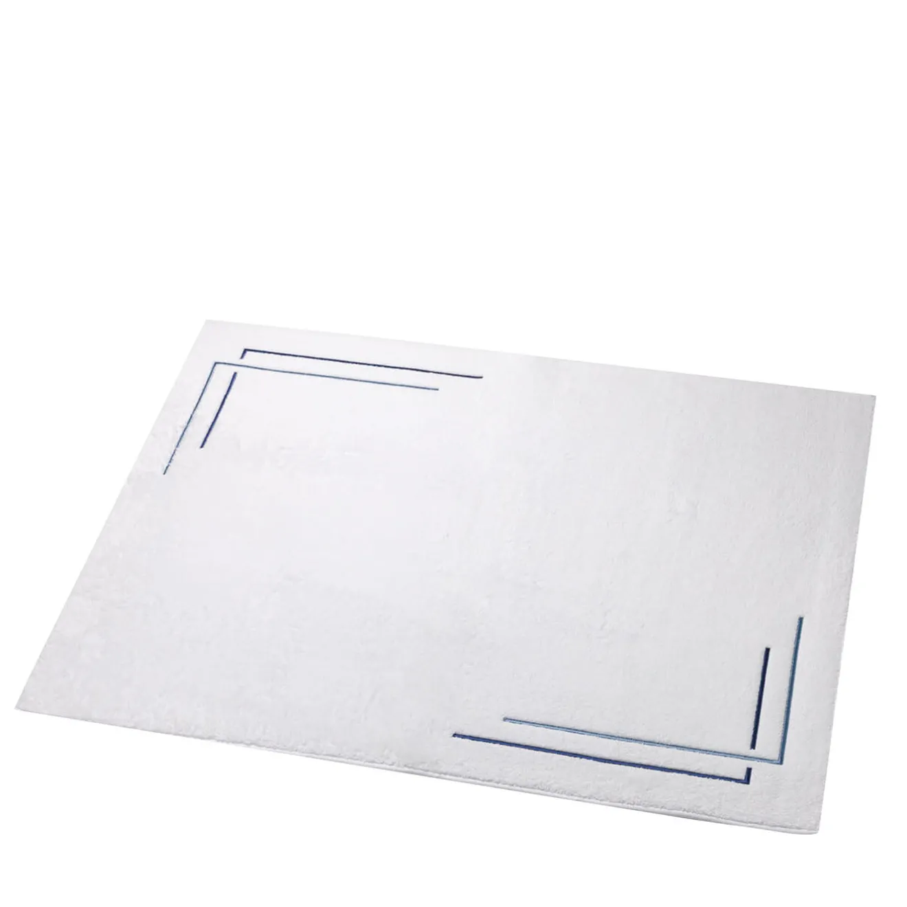 Jesurum Tappetino da bagno Acquarelle bianco