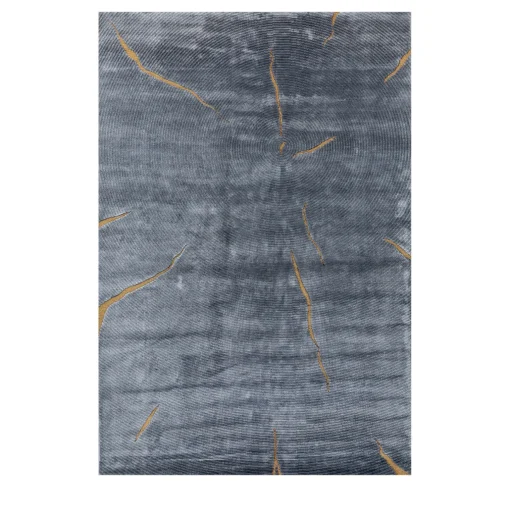 Jaipur Rugs Tappeto Annodato a Mano Azure Abyss Skyline Blu e Blu Marino