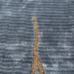 Jaipur Rugs Tappeto Annodato a Mano Azure Abyss Skyline Blu e Blu Marino