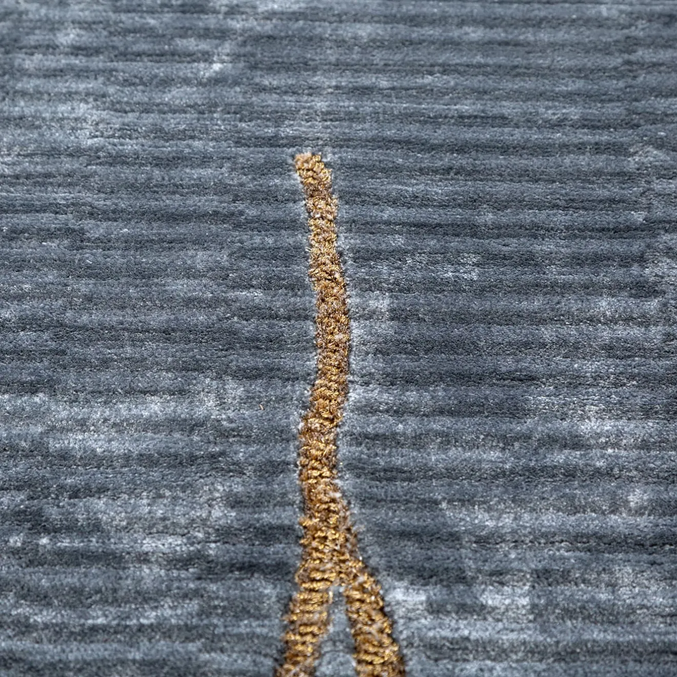 Jaipur Rugs Tappeto Annodato a Mano Azure Abyss Skyline Blu e Blu Marino