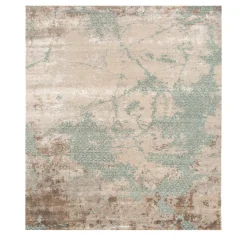Jaipur Rugs Tappeto Annodato a Mano Dune Nomad Grigio Classico e Blu Marittimo