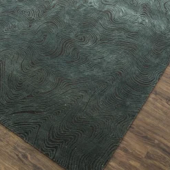 Jaipur Rugs Tappeto Annodato a Mano in Lana Liquirizia e Artico