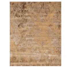 Jaipur Rugs Tappeto Annodato a Mano Neutral Blooms Argento e Pesca Chiaro