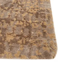 Jaipur Rugs Tappeto Annodato a Mano Neutral Blooms Argento e Pesca Chiaro