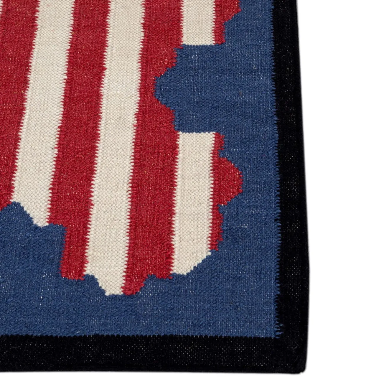 Jaipur Rugs Tappeto Aprezo Garnet Undyed White Dhurrie