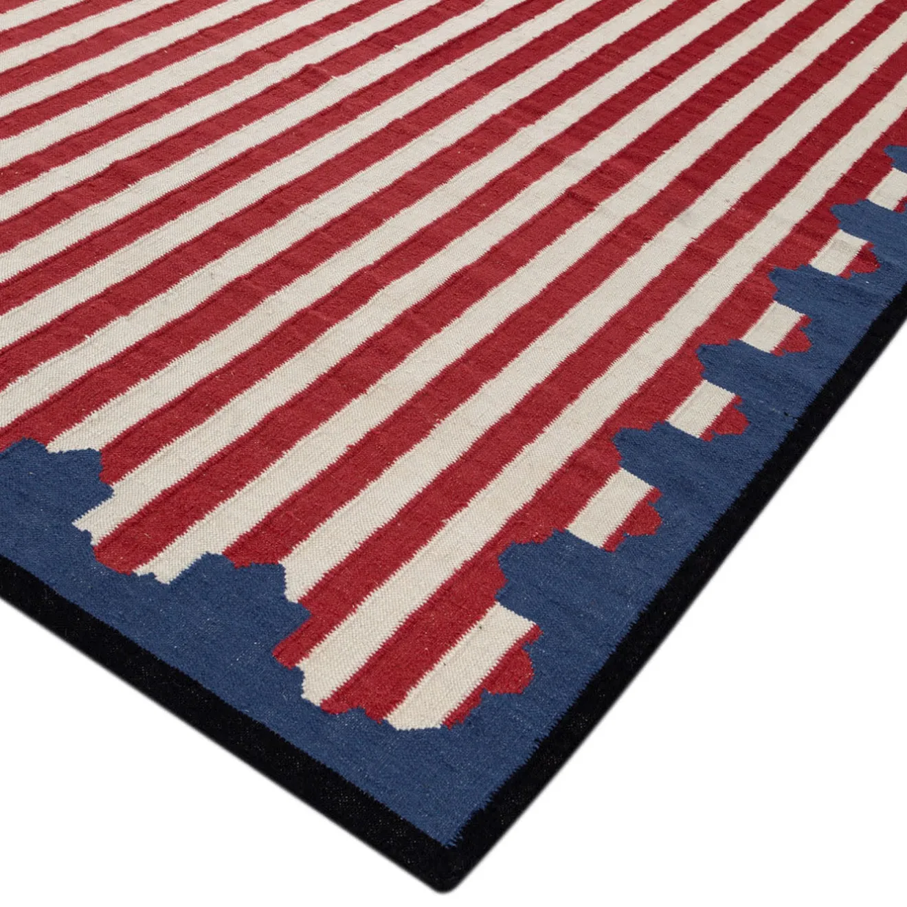 Jaipur Rugs Tappeto Aprezo Garnet Undyed White Dhurrie