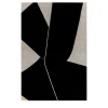 Jaipur Rugs Tappeto Cross Section Ebony White di Keith Pillow da Daaa Haus