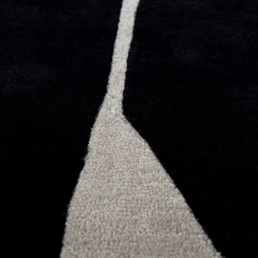 Jaipur Rugs Tappeto Cross Section Ebony White di Keith Pillow da Daaa Haus