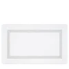 Verderoccia Tappeto da bagno Four Generations bianco e grigio chiaro