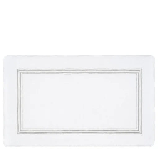 Verderoccia Tappeto da bagno Four Generations bianco e grigio chiaro