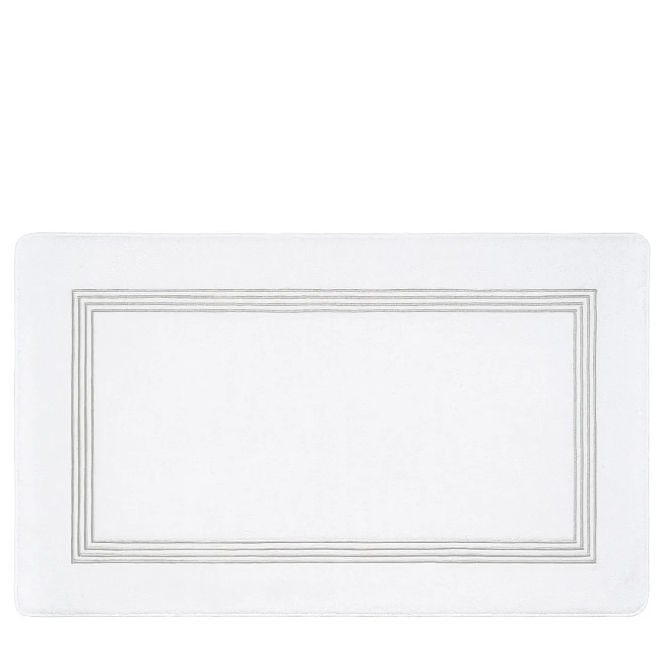 Verderoccia Tappeto da bagno Four Generations bianco e grigio chiaro