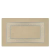 Verderoccia Tappeto da bagno Roma beige e bianco azzurro