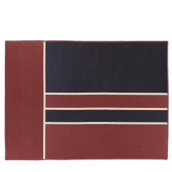 Nodo Italia Tappeto da esterno versione 4 Rosso & Blu di Antonio Marras