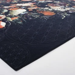 Instabilelab Tappeto floreale Frida rettangolare