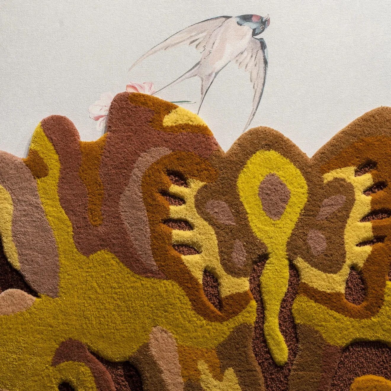 Karpeta Tappeto Flower Grotesque Collezione Camere