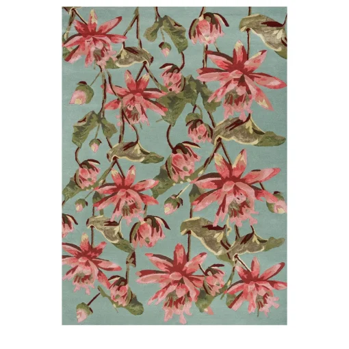 Jaipur Rugs Tappeto Hacienda Sea Mist Verde Limonata Fresca Tamponato a mano