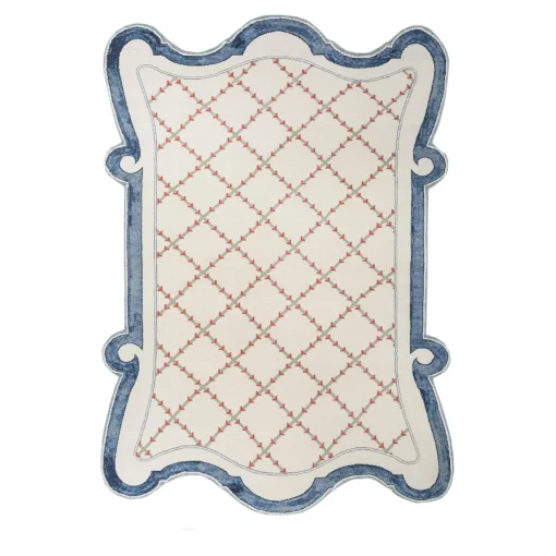 Jaipur Rugs Tappeto in Lana e Cotone Annodato a Mano A River of Roses di Tatiana de Nicolay