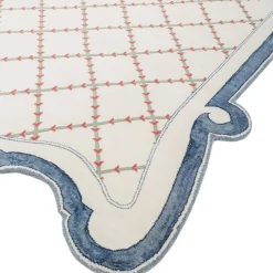 Jaipur Rugs Tappeto in Lana e Cotone Annodato a Mano A River of Roses di Tatiana de Nicolay