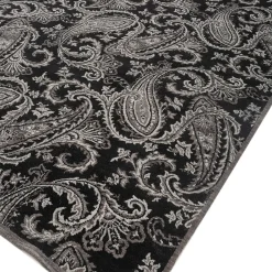 Jaipur Rugs Tappeto in Lana e Cotone Annodato a Mano Kashmir Nero di Peter d’Ascoli #1