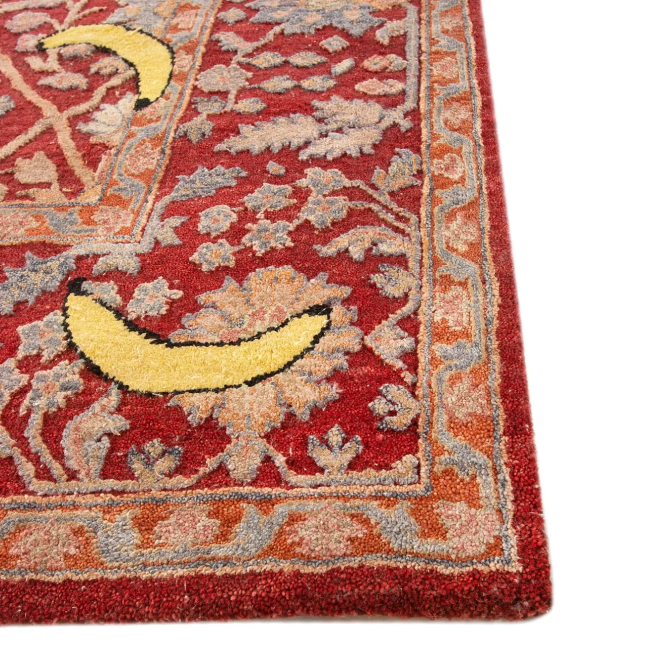 Jaipur Rugs Tappeto in Lana e Seta Annodato a Mano Bananas di Richard Hutten