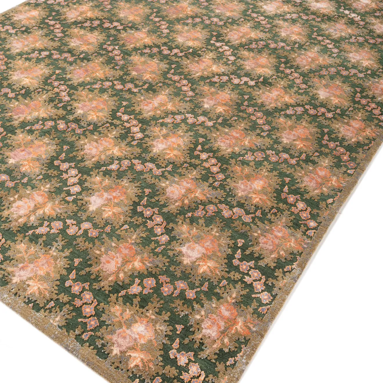 Jaipur Rugs Tappeto in Lana e Seta Bamboo Annodato a Mano Eugenie di Peter d’Ascoli #1