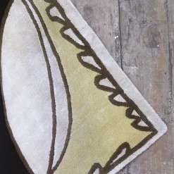 Karpeta Tappeto Le Ragazze nero e giallo