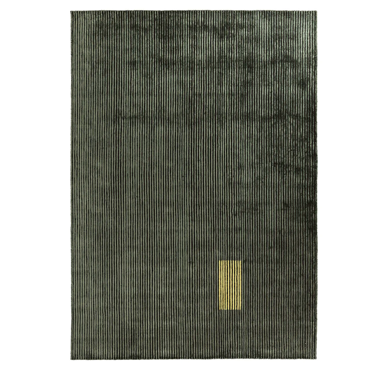Mohebban Tappeto Lines L6 in Viscosa Verde