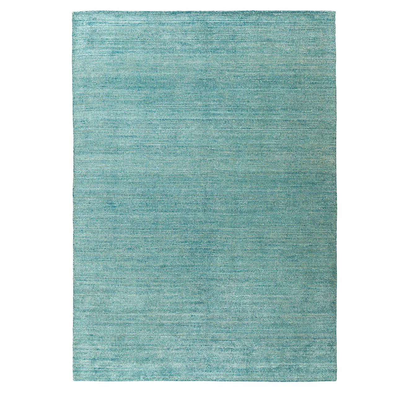 Mohebban Tappeto Loom Celadon in Lana e Seta di Bamboo Azzurra