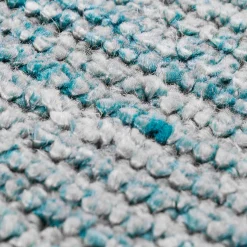 Mohebban Tappeto Loom Celadon in Lana e Seta di Bamboo Azzurra