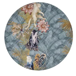 Instabilelab Tappeto Lucien Jungle rotondo #2 #2