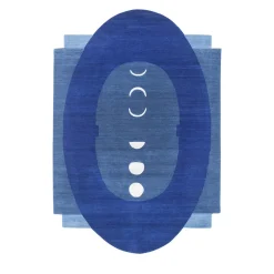 Jaipur Rugs Tappeto Luna Dreamscape Twilight Blue annodato a mano