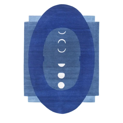 Jaipur Rugs Tappeto Luna Dreamscape Twilight Blue annodato a mano