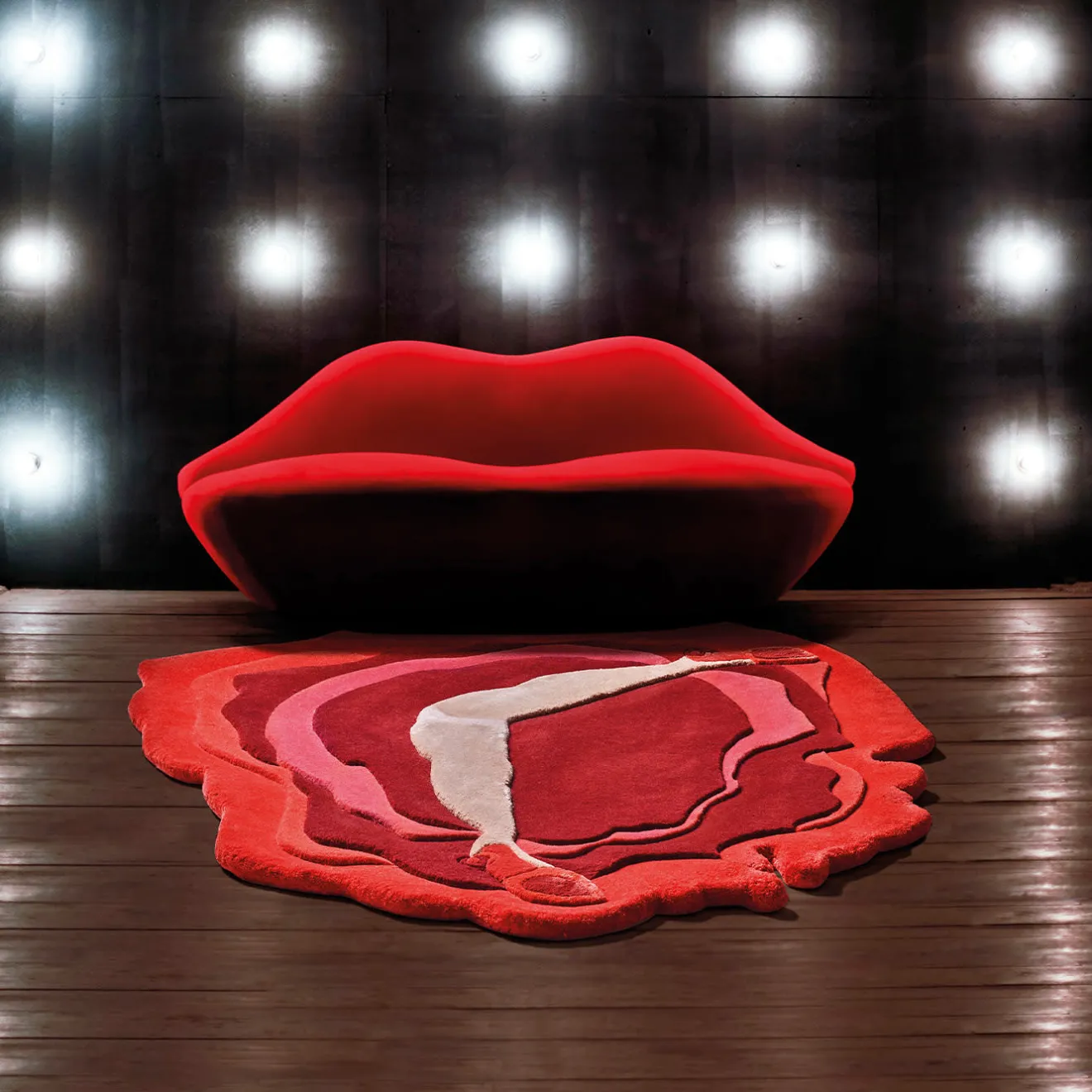 Sitap Carpet Couture Italia Tappeto Marilyn in edizione limitata design dello Studio Amebe