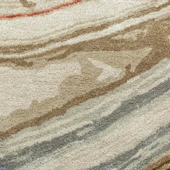 Jaipur Rugs Tappeto Mellow Waves Antique White & Clay trapuntato a mano