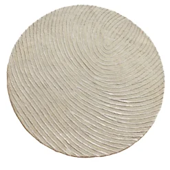Carpet Edition Tappeto Murano Swirl rotondo bianco
