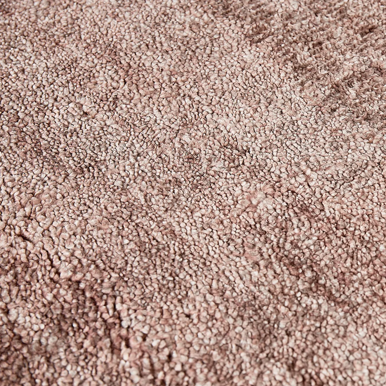 Mohebban Tappeto Pure Powder in seta di bambù rosa