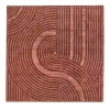 Sitap Carpet Couture Italia Tappeto quadrato Zen Rust