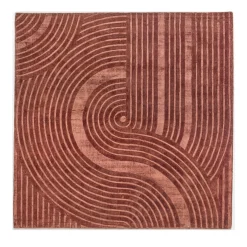 Sitap Carpet Couture Italia Tappeto quadrato Zen Rust
