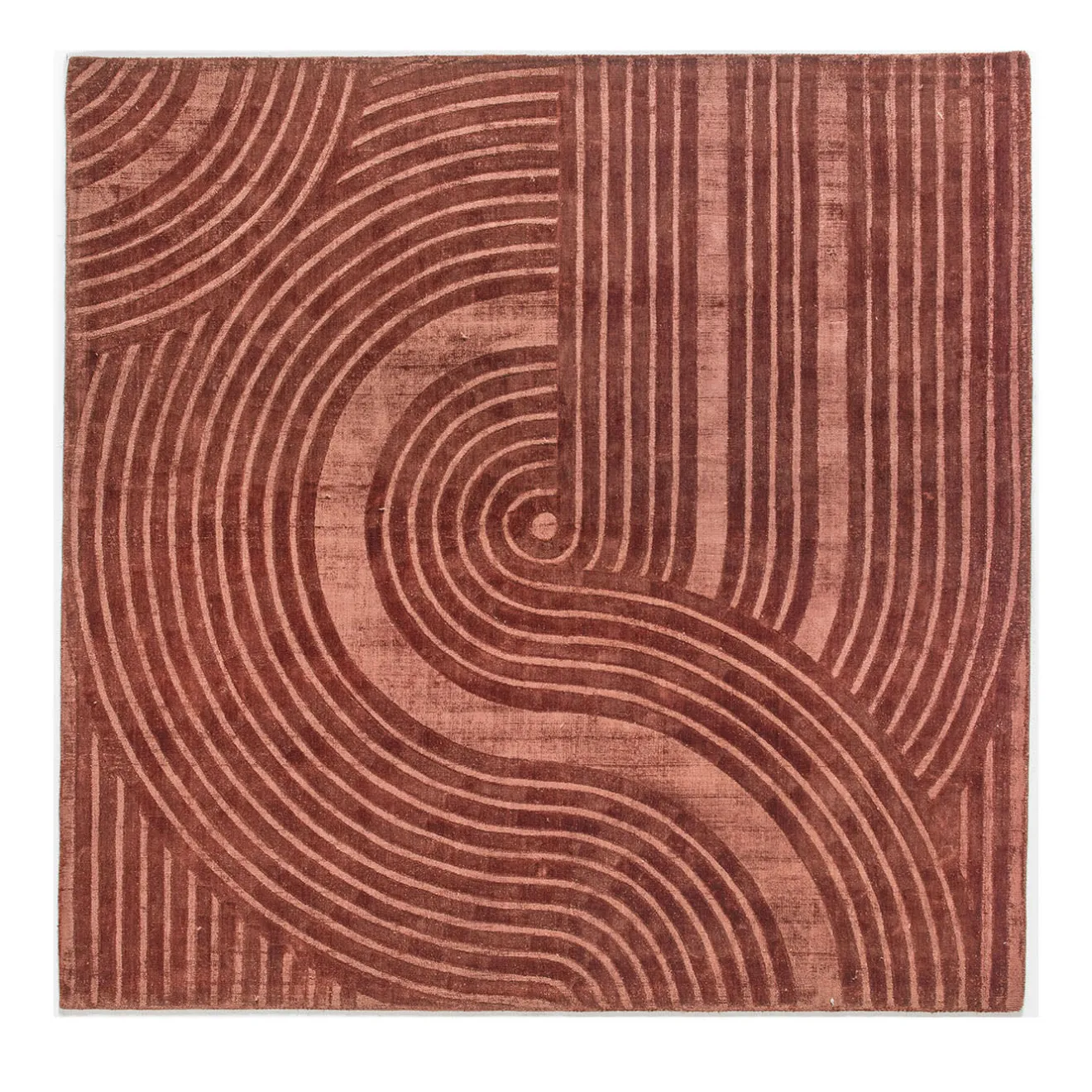 Sitap Carpet Couture Italia Tappeto quadrato Zen Rust