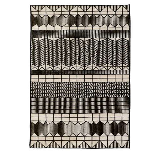 Paolo Giordano Tappeto regolare Doodle Hatch Kilim