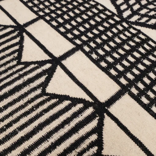 Paolo Giordano Tappeto regolare Doodle Hatch Kilim