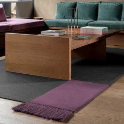 Sesia&Co. Tappeto rettangolare colore liquirizia