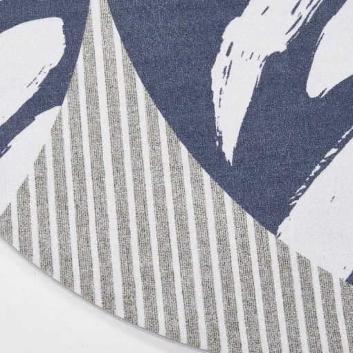 Instabilelab Tappeto rotondo Charlotte in stile optical