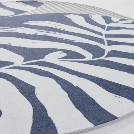 Instabilelab Tappeto rotondo Charlotte in stile optical