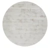Mohebban Tappeto rotondo Feel Round Offwhite in seta di banano