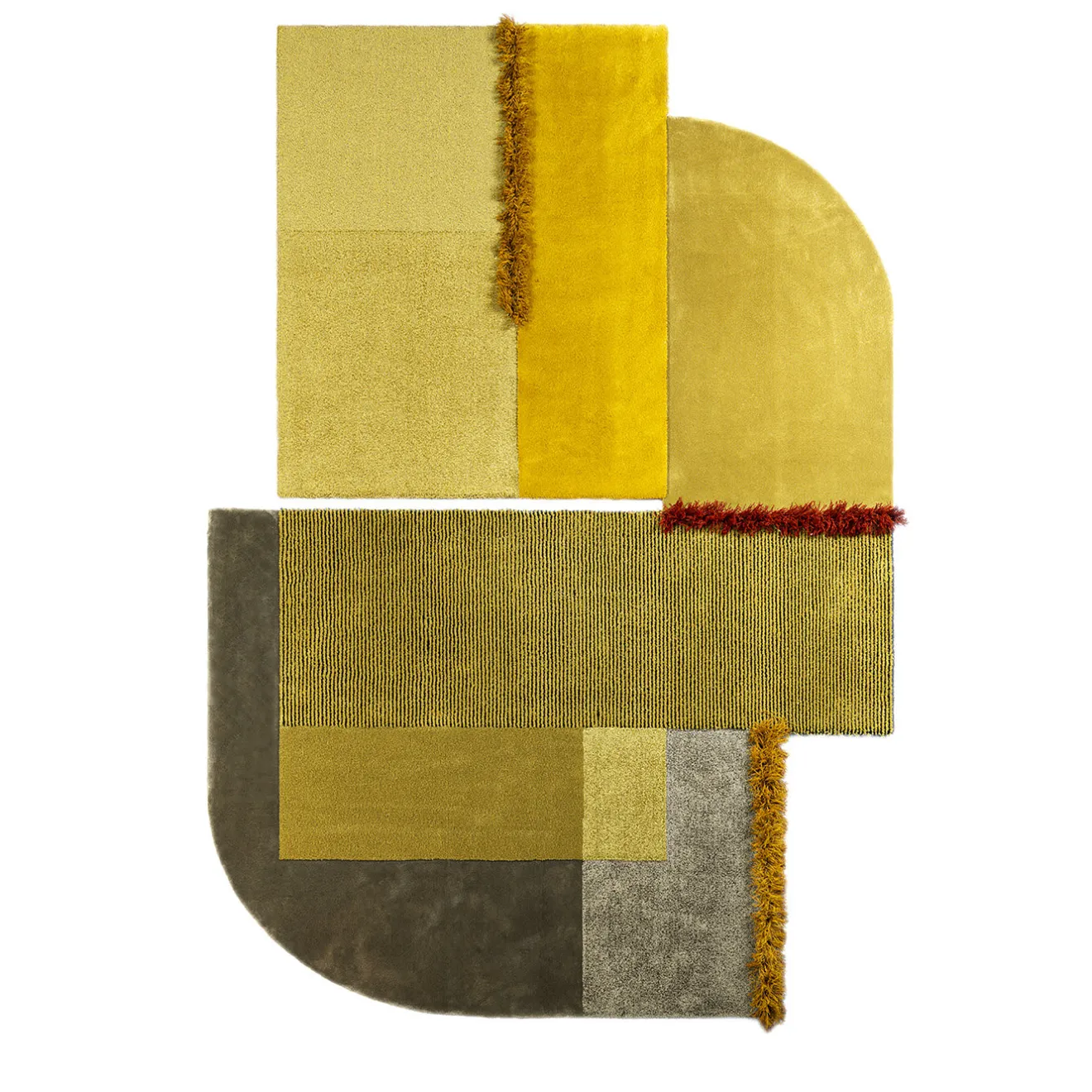 Carpet Edition Tappeto Selce #1 Marcasite Yellow di Studio Salaris