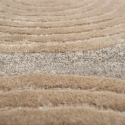 Jaipur Rugs Tappeto Subtle Grooves Soft Beige & Natural Gray trapuntato a mano